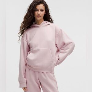 Lululemon women’s steady state hoodie sweatshirt porcelain pink medium